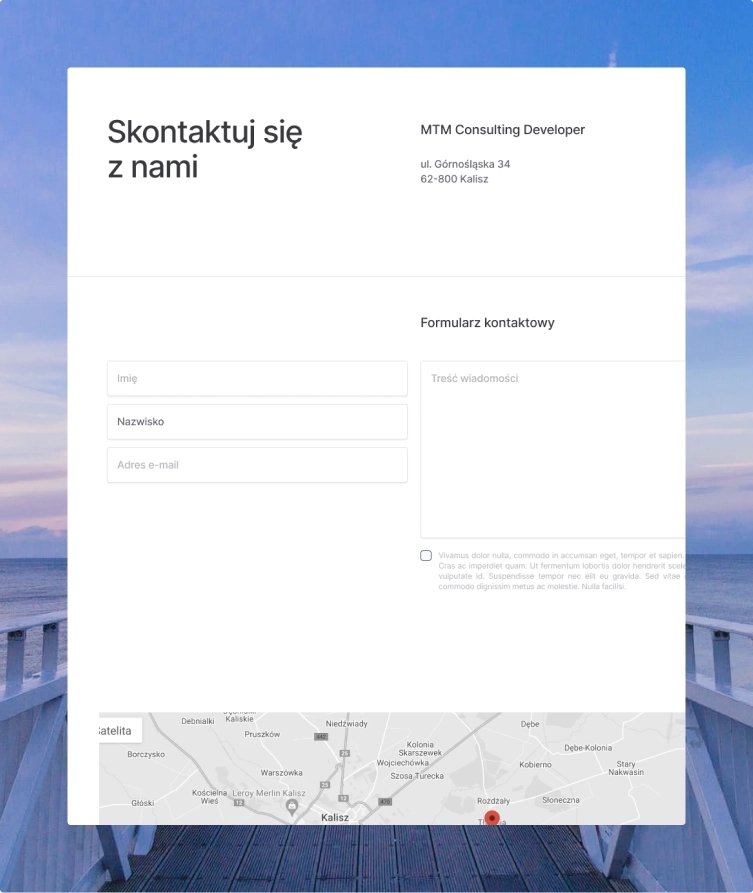 Formularze kontaktowe
